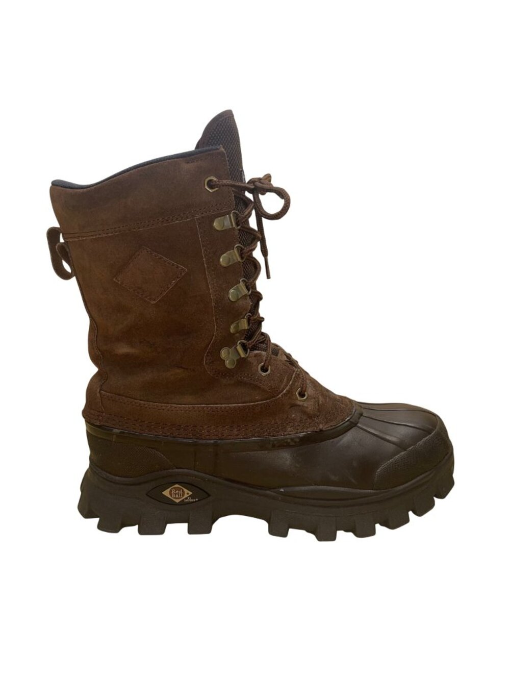 Red Ball Men’s Brown Suede & Rubber Thermolite Insulated Winter Boots Size 11